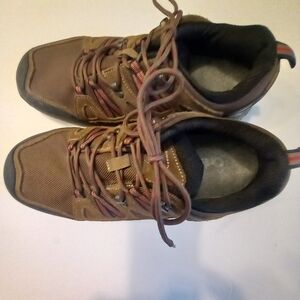 New ORTHOFEET mens Brwon Leather Shoes. 10.5 X wide